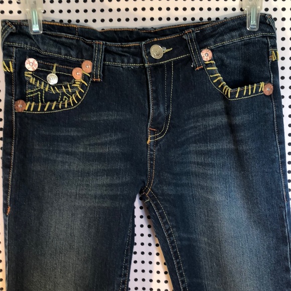 True Religion Joey Jeans with yellow embroidery - Picture 2 of 8